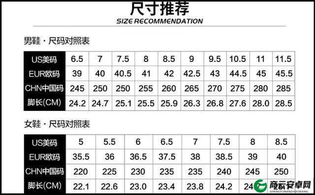 2023 年国产尺码和欧洲尺码表：实用指南