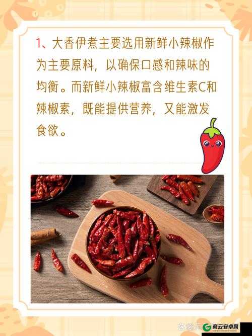 成品大香伊煮与小辣椒的独特魅力