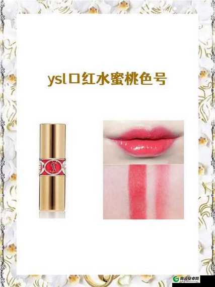 科普 ysl 水蜜桃色号 1258-魅力解析